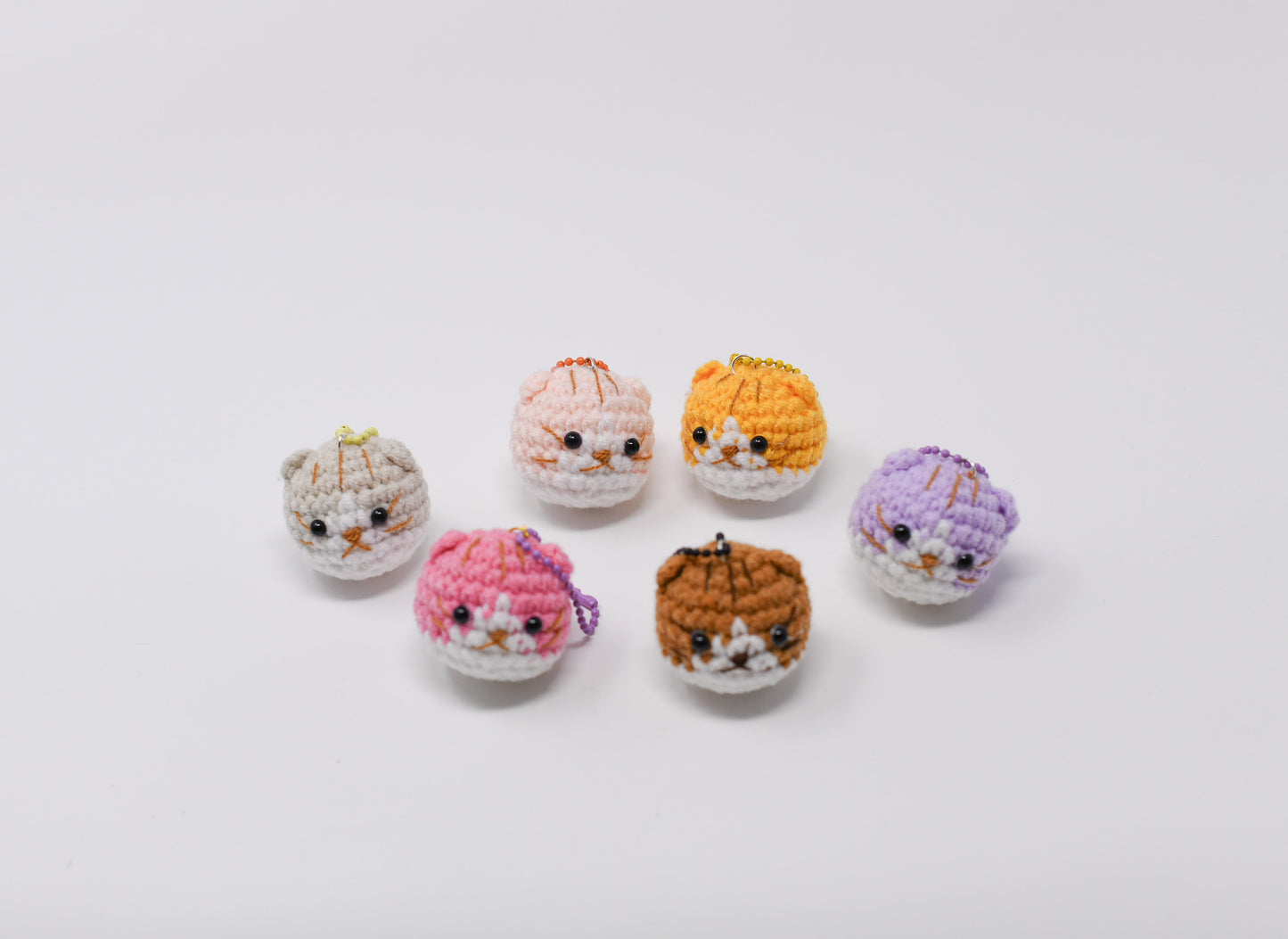 Mini animal head keychain.