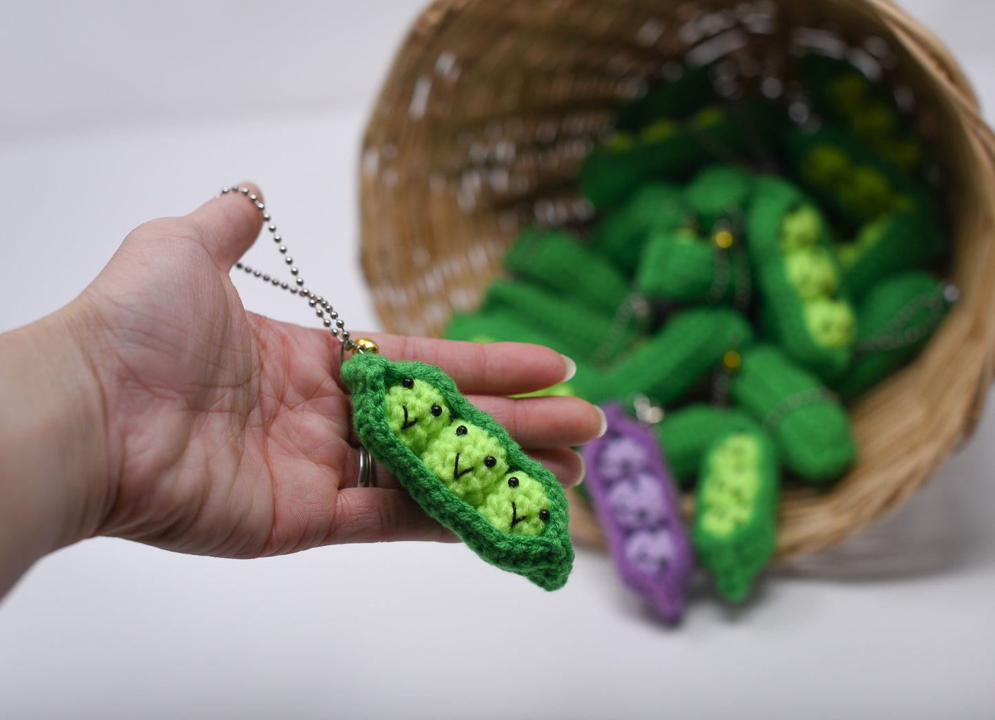 Peas Keychain